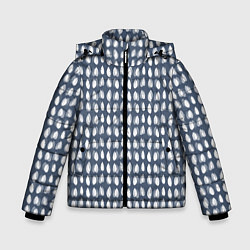 Куртка зимняя для мальчика Капли, цвет: 3D-светло-серый