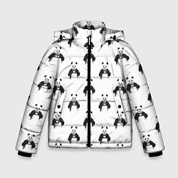 Зимняя куртка для мальчика Panda love - pattern