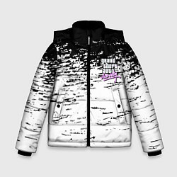 Куртка зимняя для мальчика GTA vice city краски, цвет: 3D-светло-серый
