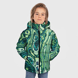 Куртка зимняя для мальчика Абстрактный разноцветный узор, цвет: 3D-красный — фото 2