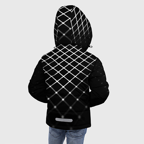 Зимняя куртка для мальчика Милан футбольный клуб / 3D-Черный – фото 4