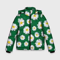 Зимняя куртка для мальчика Ромашки поле из цветов