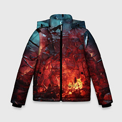 Зимняя куртка для мальчика Абстрактный взрыв