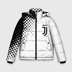 Куртка зимняя для мальчика Juventus sport black geometry, цвет: 3D-черный