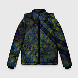 Зимняя куртка для мальчика Креативный геометрический узор