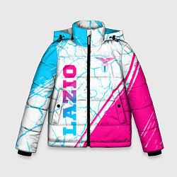 Зимняя куртка для мальчика Lazio neon gradient style вертикально