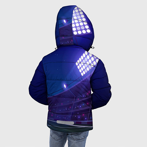 Зимняя куртка для мальчика Inter ночное поле / 3D-Черный – фото 4