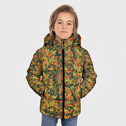 Куртка зимняя для мальчика Современный пятнистый камуфляж, цвет: 3D-светло-серый — фото 2