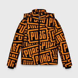 Куртка зимняя для мальчика PUBG pattern game, цвет: 3D-красный