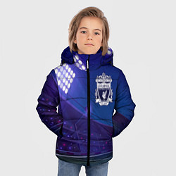 Куртка зимняя для мальчика Liverpool ночное поле, цвет: 3D-черный — фото 2