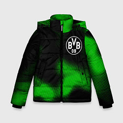 Куртка зимняя для мальчика Borussia sport halftone, цвет: 3D-черный
