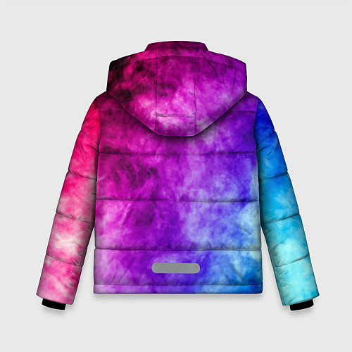 Зимняя куртка для мальчика Colorful smoke / 3D-Светло-серый – фото 2