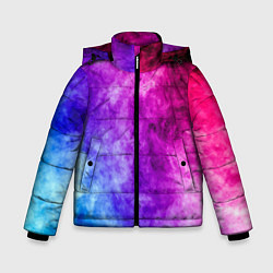 Куртка зимняя для мальчика Colorful smoke, цвет: 3D-светло-серый