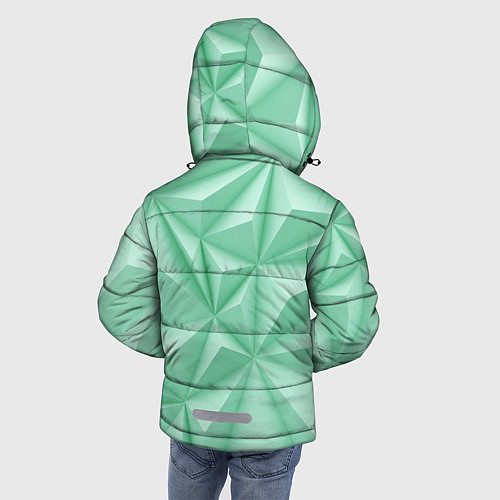 Зимняя куртка для мальчика Объемные пирамидки / 3D-Черный – фото 4