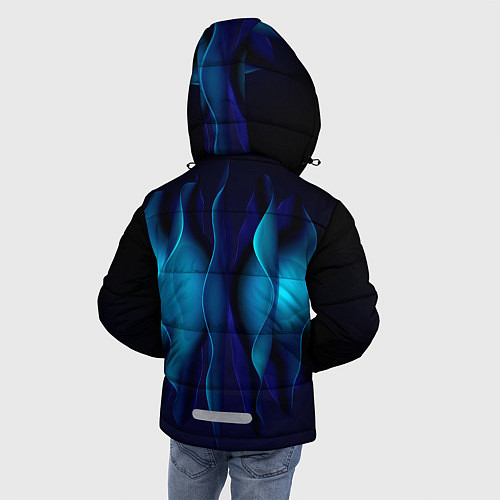 Зимняя куртка для мальчика Объемные пластины шаром / 3D-Черный – фото 4
