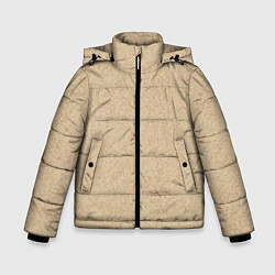 Зимняя куртка для мальчика Текстура камень тёмно-бежевый