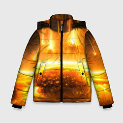 Зимняя куртка для мальчика Солнечная плазма вспышки