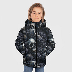 Куртка зимняя для мальчика Пепельное поле, цвет: 3D-красный — фото 2
