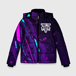 Зимняя куртка для мальчика GTA neon gaming