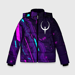 Зимняя куртка для мальчика Quake neon gaming