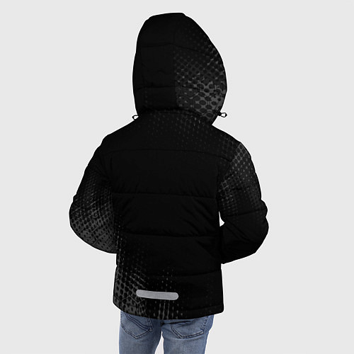 Зимняя куртка для мальчика Brighton sport на темном фоне вертикально / 3D-Черный – фото 4