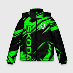 Зимняя куртка для мальчика Skoda - green uniform