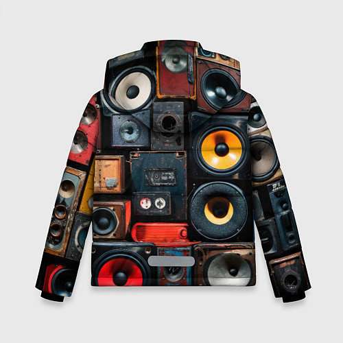 Зимняя куртка для мальчика Audio speaker / 3D-Светло-серый – фото 2