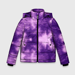 Зимняя куртка для мальчика Фиолетовый тайдай