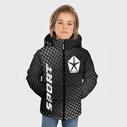 Куртка зимняя для мальчика Jeep sport carbon, цвет: 3D-черный — фото 2