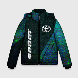 Зимняя куртка для мальчика Toyota sport glitch blue