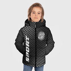 Куртка зимняя для мальчика Chrysler sport carbon, цвет: 3D-черный — фото 2