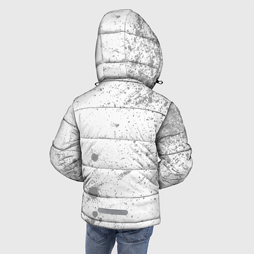 Зимняя куртка для мальчика Lazio sport на светлом фоне вертикально / 3D-Черный – фото 4