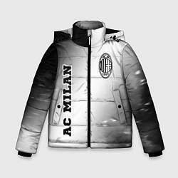 Зимняя куртка для мальчика AC Milan sport на светлом фоне вертикально