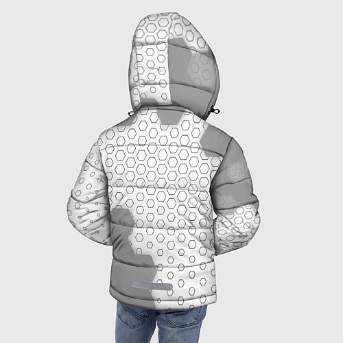 Зимняя куртка для мальчика Bayer 04 sport на светлом фоне вертикально / 3D-Черный – фото 4