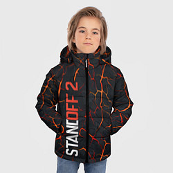 Куртка зимняя для мальчика Kukri Standoff 2, цвет: 3D-черный — фото 2