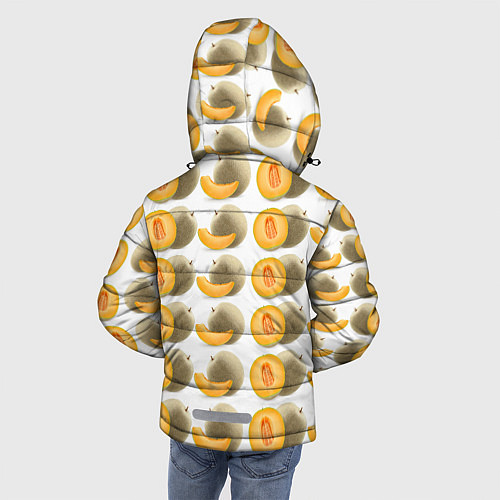 Зимняя куртка для мальчика Дыни чунжуйские / 3D-Светло-серый – фото 4