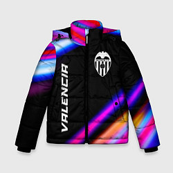 Куртка зимняя для мальчика Valencia speed game lights, цвет: 3D-черный