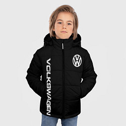 Куртка зимняя для мальчика Volkswagen logo white, цвет: 3D-светло-серый — фото 2