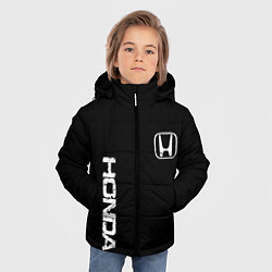 Куртка зимняя для мальчика Honda white logo auto, цвет: 3D-светло-серый — фото 2