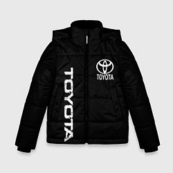 Куртка зимняя для мальчика Toyota logo white steel, цвет: 3D-светло-серый