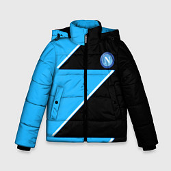 Зимняя куртка для мальчика Napoli fc geometry blue