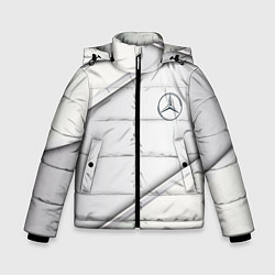 Куртка зимняя для мальчика Mercedes benz metalic collection, цвет: 3D-красный