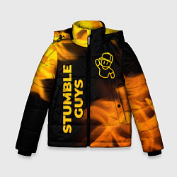 Зимняя куртка для мальчика Stumble Guys - gold gradient вертикально