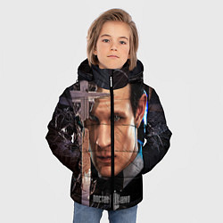 Куртка зимняя для мальчика Доктор кто, цвет: 3D-черный — фото 2