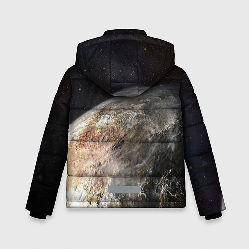 Зимняя куртка для мальчика Плутон / 3D-Светло-серый – фото 2