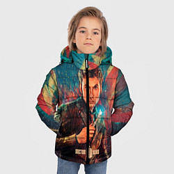 Куртка зимняя для мальчика Доктор кто, цвет: 3D-красный — фото 2