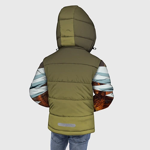 Зимняя куртка для мальчика Fairy tail / 3D-Черный – фото 4