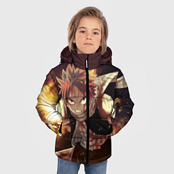 Куртка зимняя для мальчика Fairy tail, цвет: 3D-светло-серый — фото 2