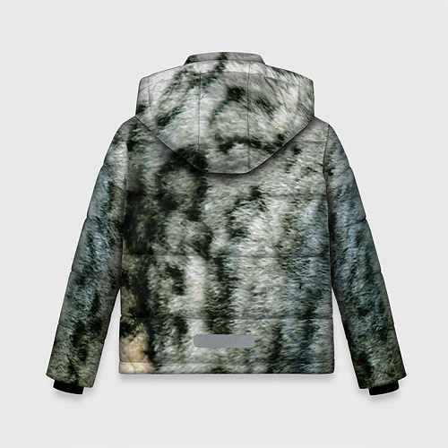 Зимняя куртка для мальчика Снежный барс / 3D-Светло-серый – фото 2