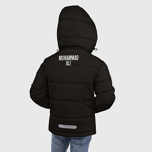Зимняя куртка для мальчика Мухаммед Али / 3D-Черный – фото 4